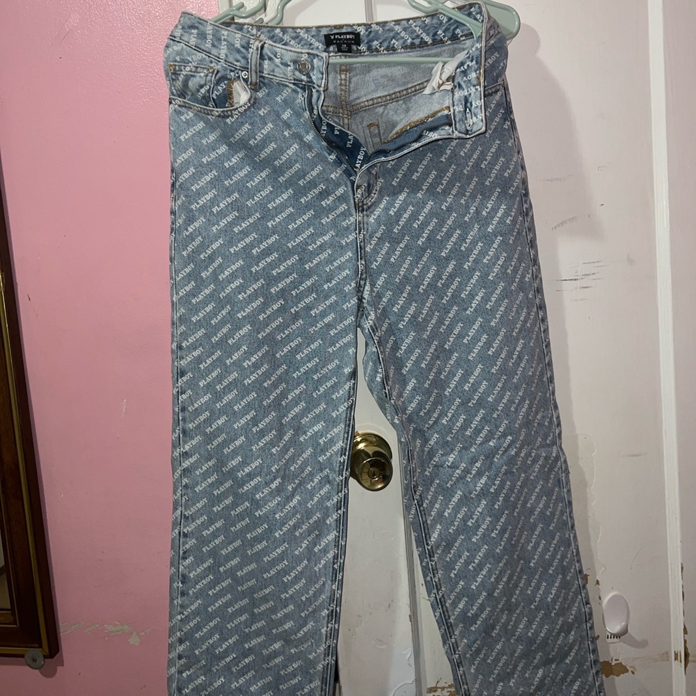 PLAYBOY Printed Jeans